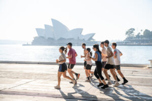 running in Australia