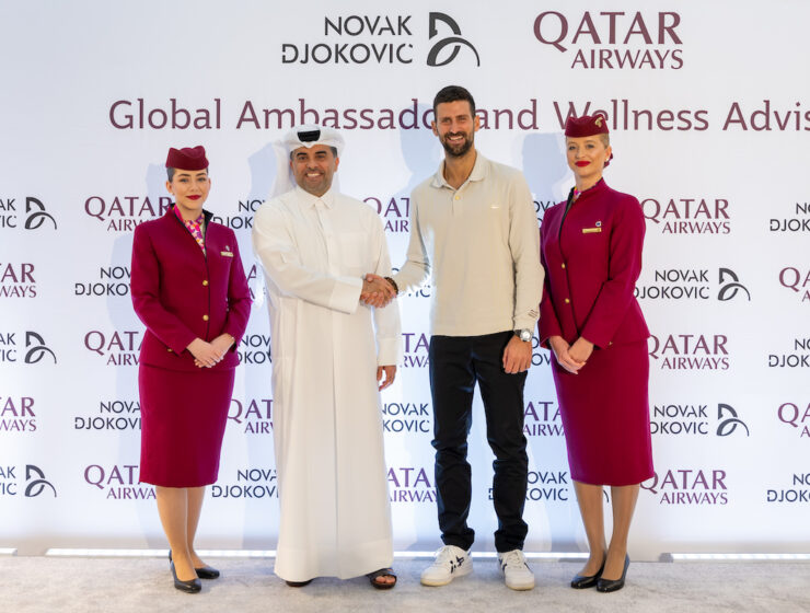 Novak Djokovic è Global Brand Ambassador Qatar Airways